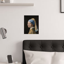 Load image into Gallery viewer, Girl With a Pearl Earring Satin Poster