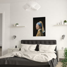 Load image into Gallery viewer, Girl With a Pearl Earring Satin Poster