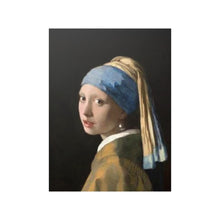 Load image into Gallery viewer, Girl With a Pearl Earring Satin Poster