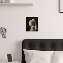 Load image into Gallery viewer, Girl With a Pearl Earring Satin Poster