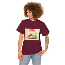 Load image into Gallery viewer, Unisex Vintage Mushroom Cotton Tee