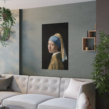 Load image into Gallery viewer, Girl With a Pearl Earring Satin Poster