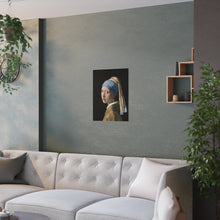 Load image into Gallery viewer, Girl With a Pearl Earring Satin Poster