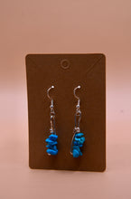 Load image into Gallery viewer, Turquoise Howlite Chip Earrings
