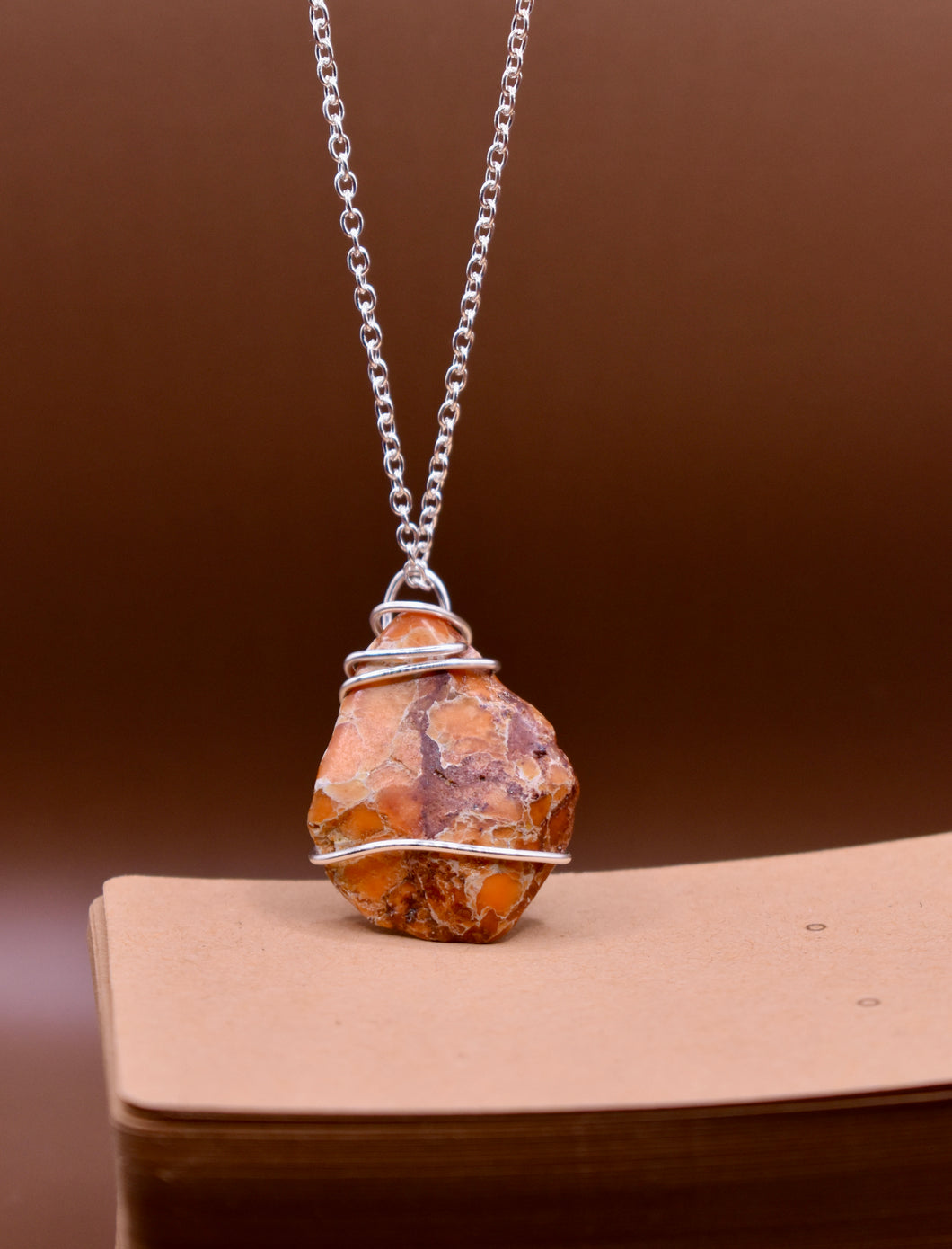 Orange Jasper Necklace