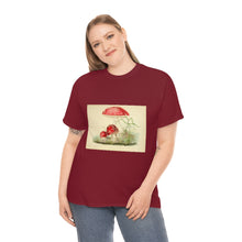 Load image into Gallery viewer, Unisex Vintage Mushroom Cotton Tee
