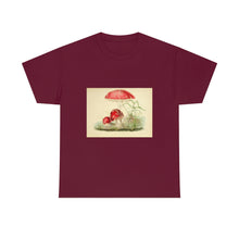 Load image into Gallery viewer, Unisex Vintage Mushroom Cotton Tee
