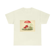 Load image into Gallery viewer, Unisex Vintage Mushroom Cotton Tee
