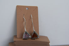 Load image into Gallery viewer, Topaz Triangle Earrings
